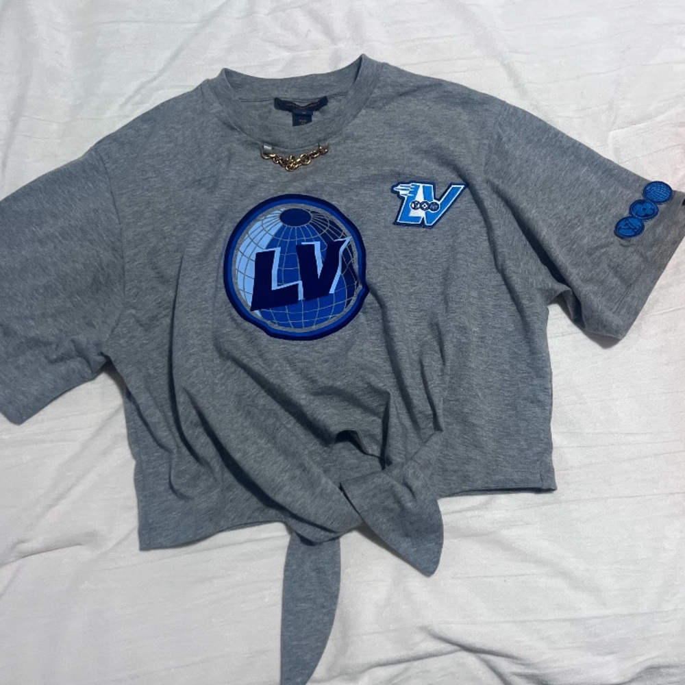 LV Globe Self-Tie T-Shirt
Never worn